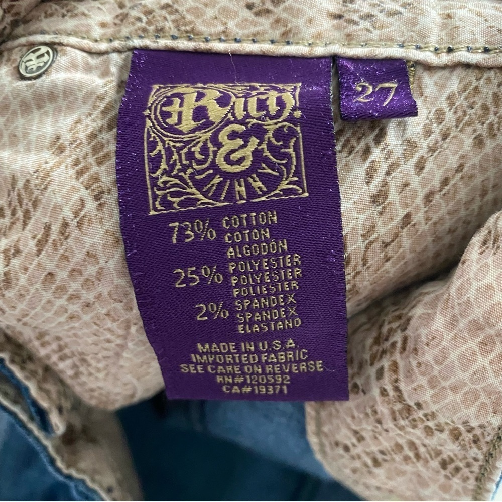 Rich & Skinny Denim Jean Shorts Sz 27 - Picture 8 of 10